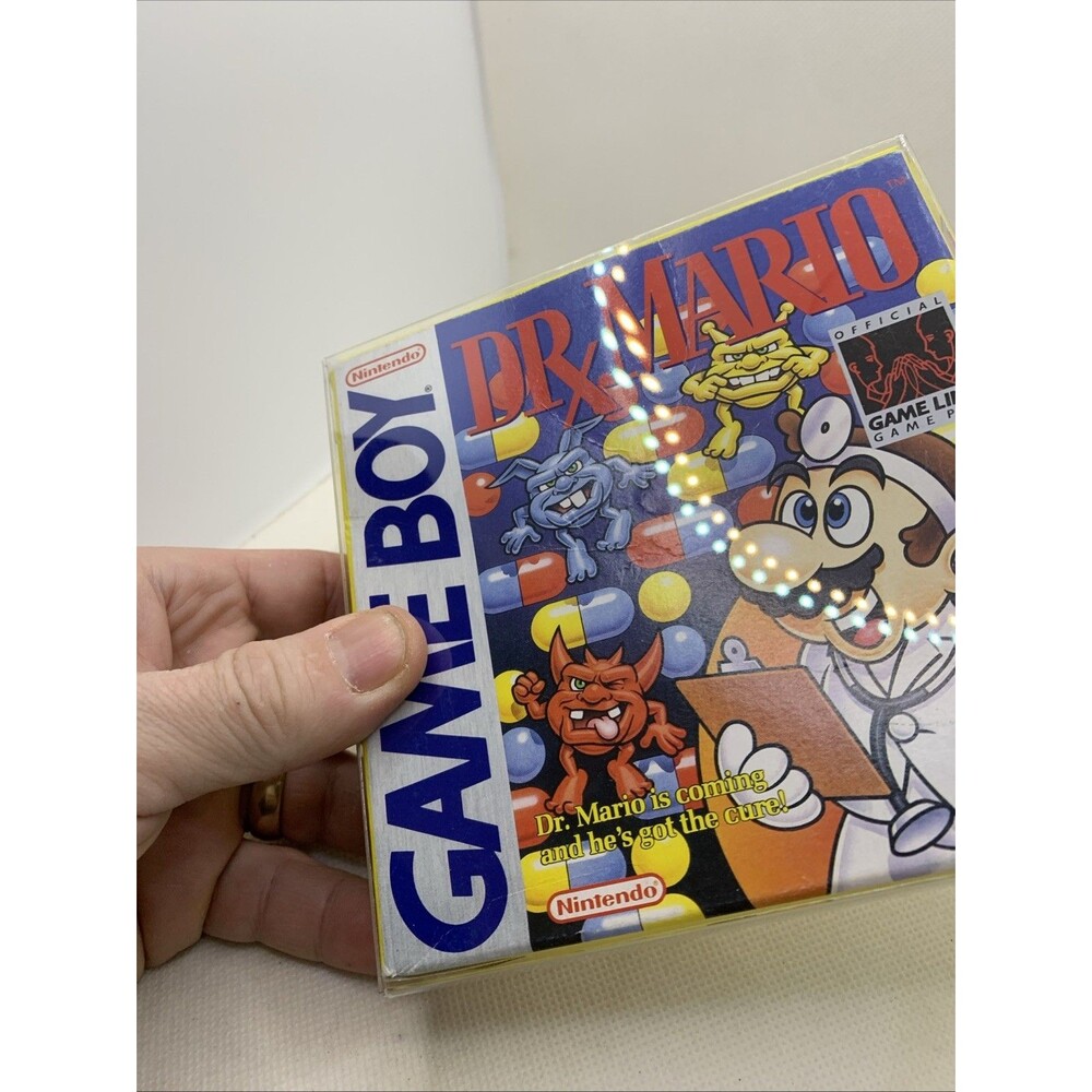 No Game: Nintendo Game Boy 1990 Dr Mario Authentic : Case Only - Picture 2 of 5